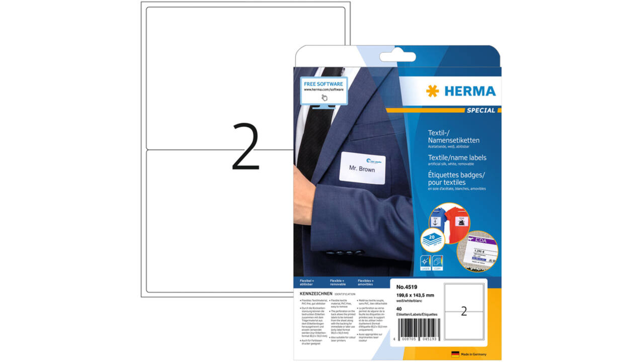 Herma 4222 Typenschild-Etiketten 63.5x29.6 silber – Böttcher AG Herma 4222 Typenschild-Etiketten 63.5x29.6 silber – Böttcher AG